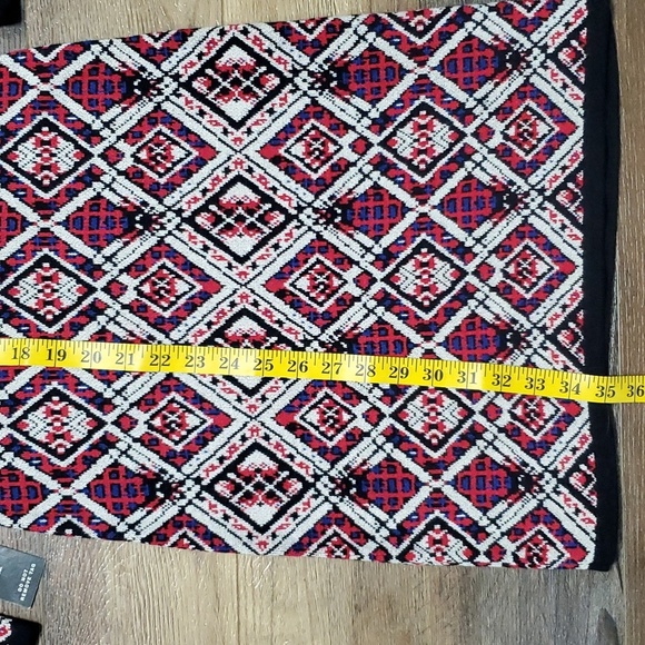 The limited nwt knit multicolored long sleeve geometric pattern dress - Picture 2 of 7